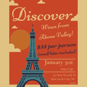 $35 (1/31/24) Discover Rhone Wines-Cary