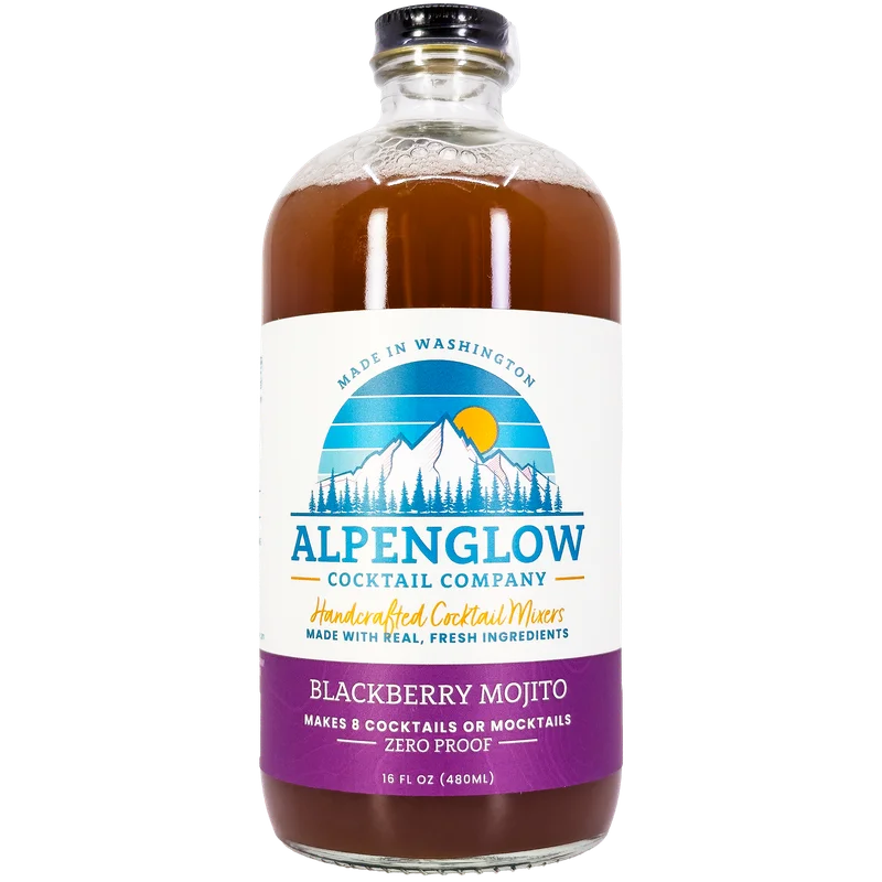 Alpenglow Cocktail Company Blackberry Mojito Syrup, Washington
