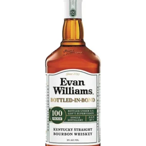 Evan Williams White Label Bottled in Bond Kentucky Straight Bourbon Whiskey 1.75Lt
